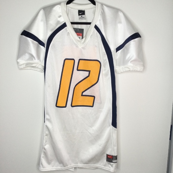 Nike Football Game Jersey 12 Navy White Size Large - Picture 13 of 13